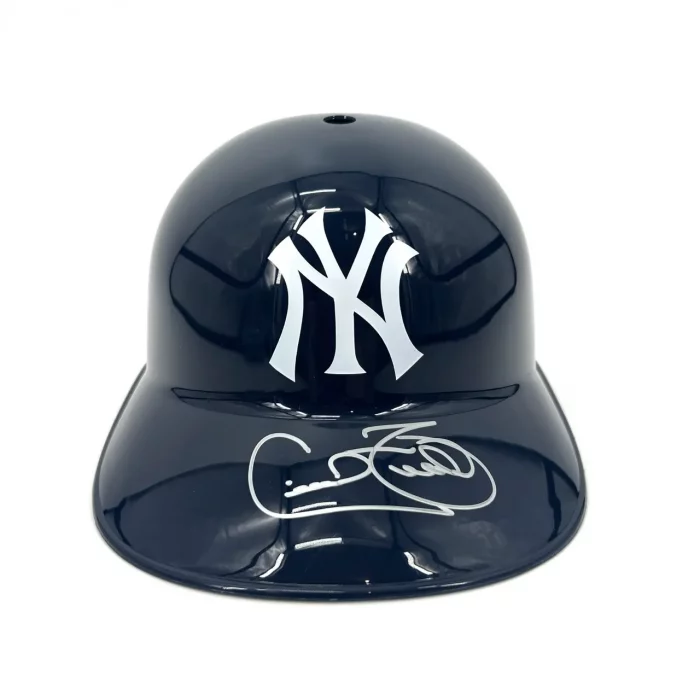 Cecil FIELDER - Casque de Baseball New-York Yankees signé. COA Schwartz.