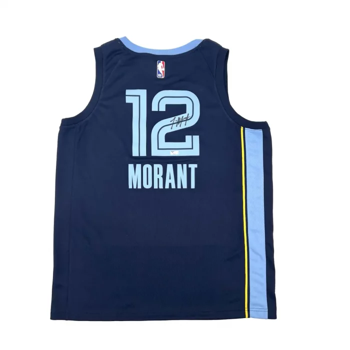 Ja' MORANT - Maillot Nike Swingman Grizzlies signé. COA Panini.