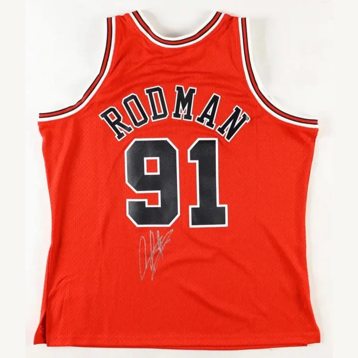 Maillot-rouge-Dennis-Rodman-Signed-Bulls-Jersey-Schwartz3