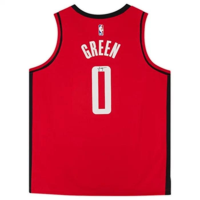 Jalen GREEN - Maillot Nike Swingman Houston Rockets signé. COA Fanatics.