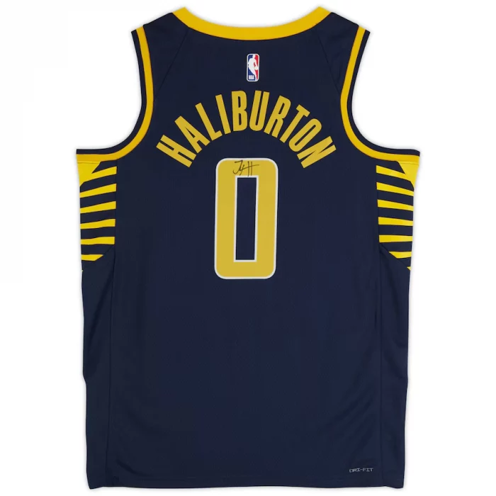 Tyrese HALIBURTON - Maillot Nike Swingman Indiana Pacers signé. COA Fanatics.